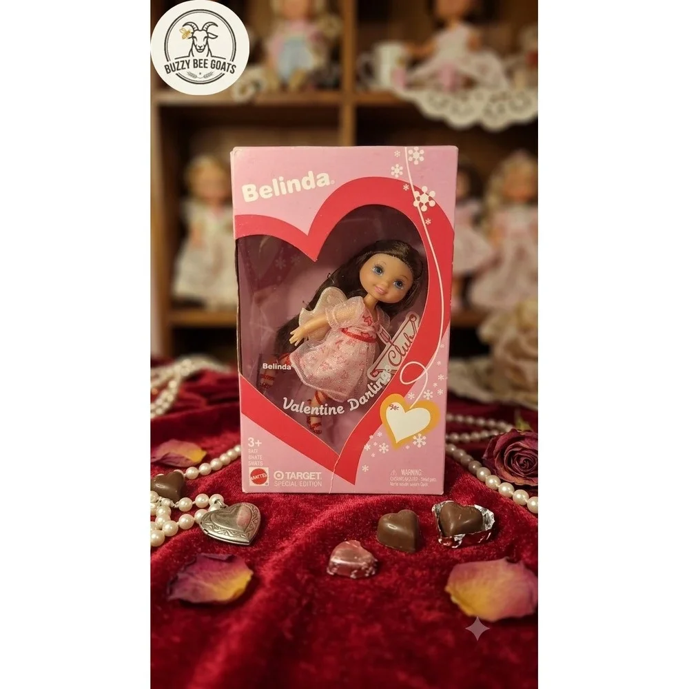 Plastic Collectible Doll, Mattel KellyClub Valentine Darlings Belinda